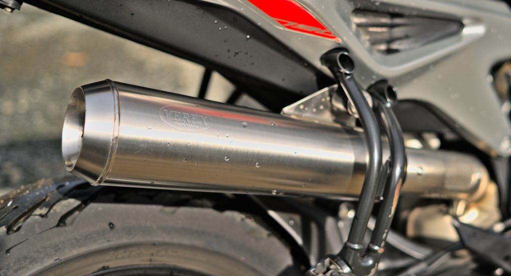 Stainless on sale motorcycle exhaust