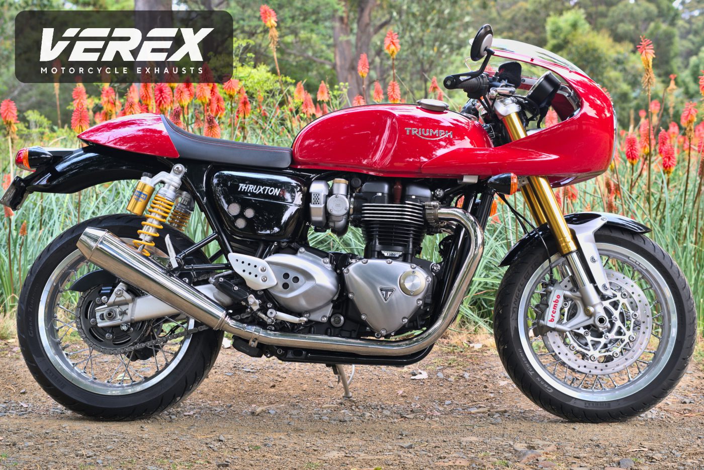Australian made Triumph Thruxton Full System Motorcycle Exhaust