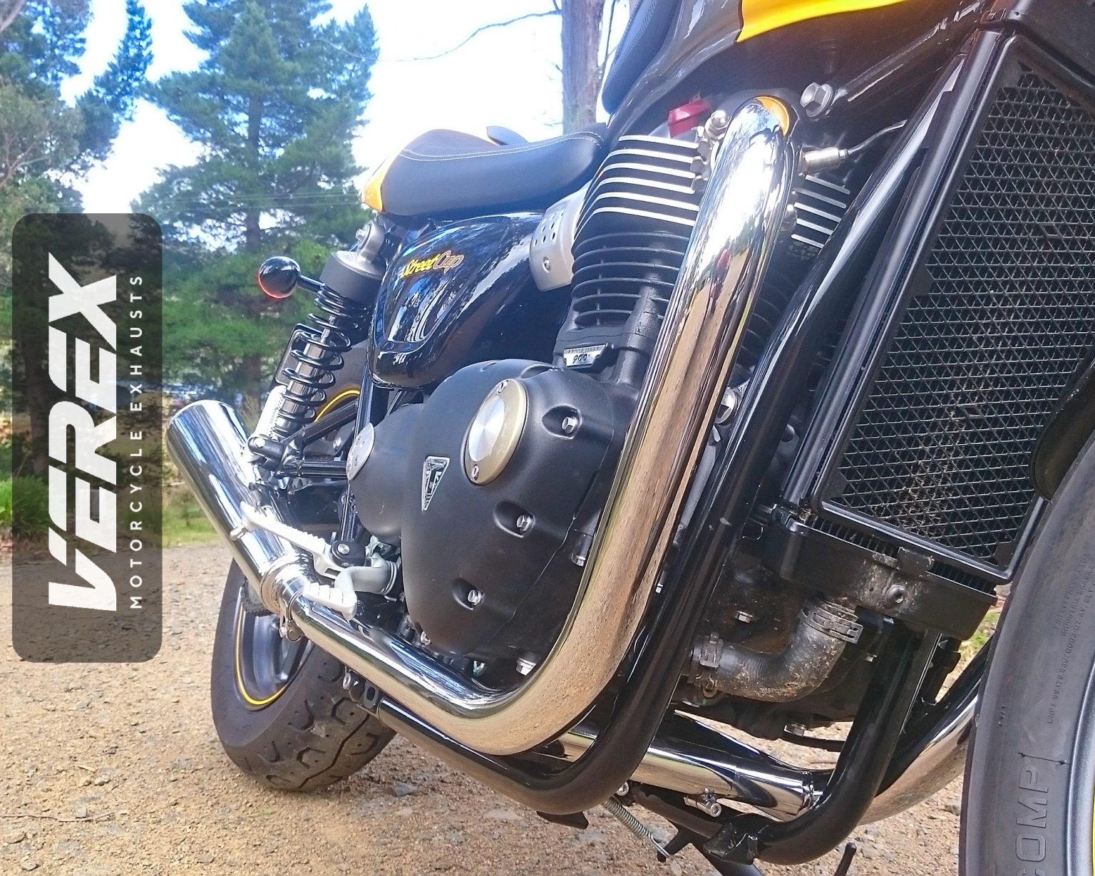 Triumph Street Cup Exhaust Verex 2 2 Full System 2016 Verex Tasmania 2373